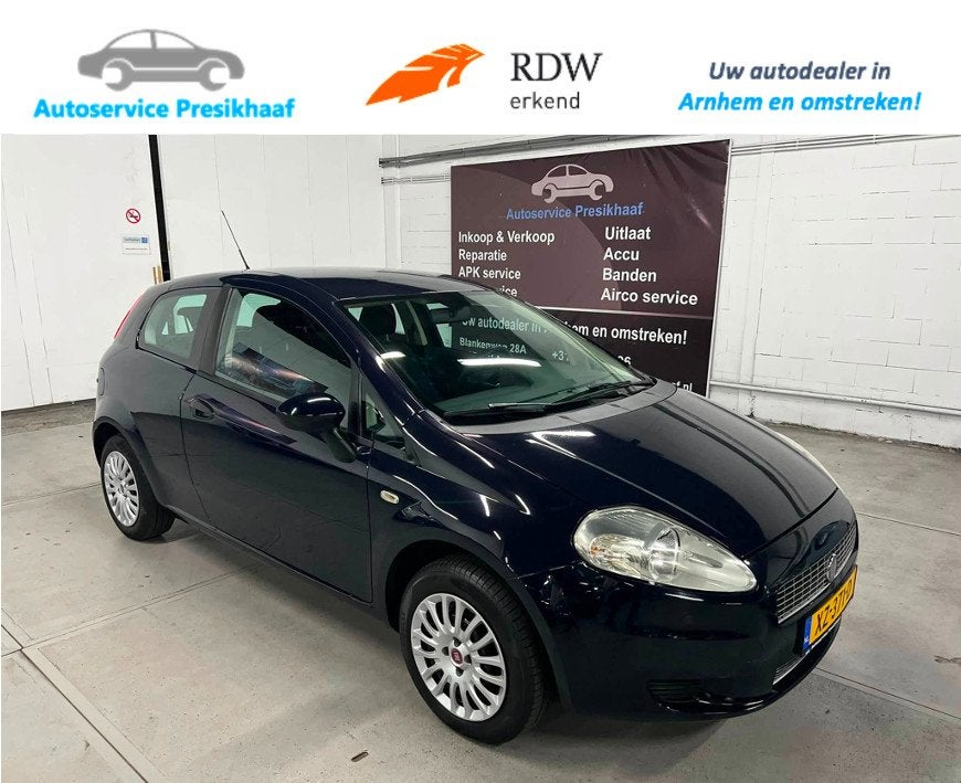 Fiat Grande Punto 1.2 Active TREKHAAK / APK T/M 04-2027, Auto's, Fiat, 1242 cc, 4 cilinders, Grande Punto, Bedrijf