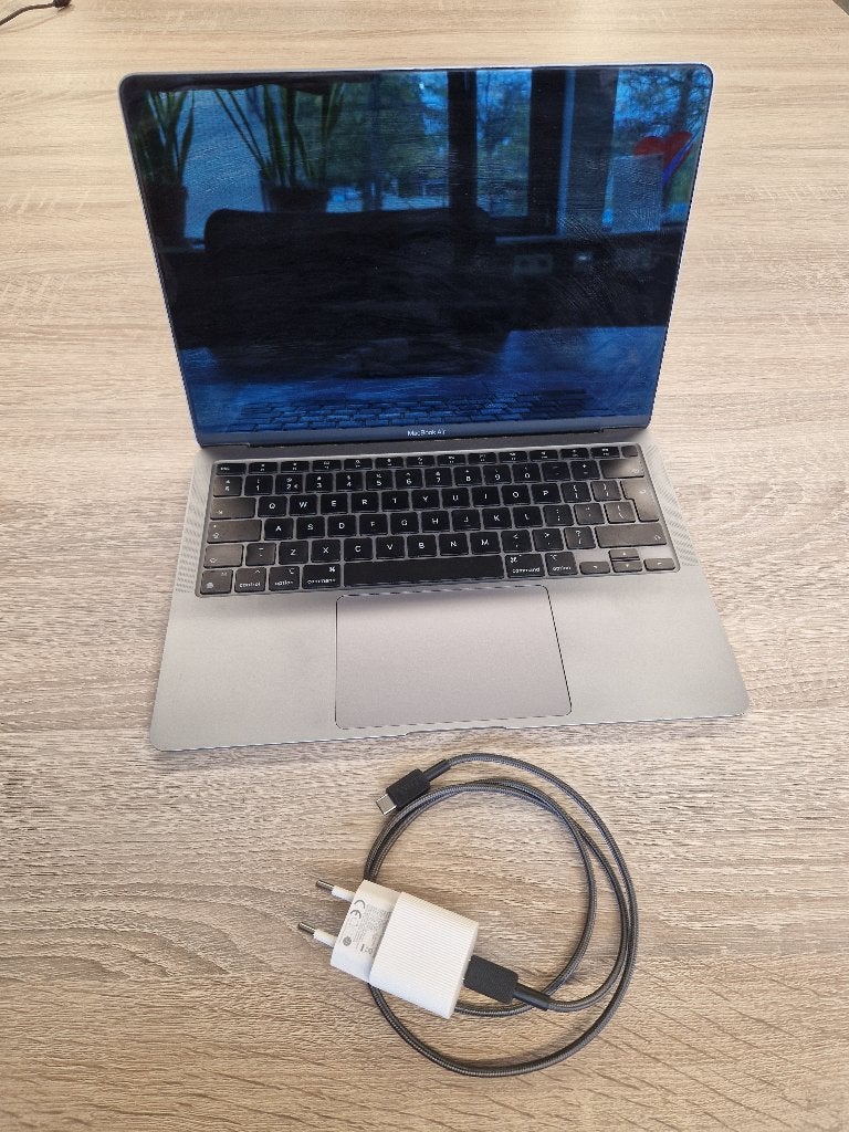 MacBook Air 13" M1 (2020 - A2337) Space Gray, Computers en Software, 256 GB, Qwerty, 8 GB, 13 inch
