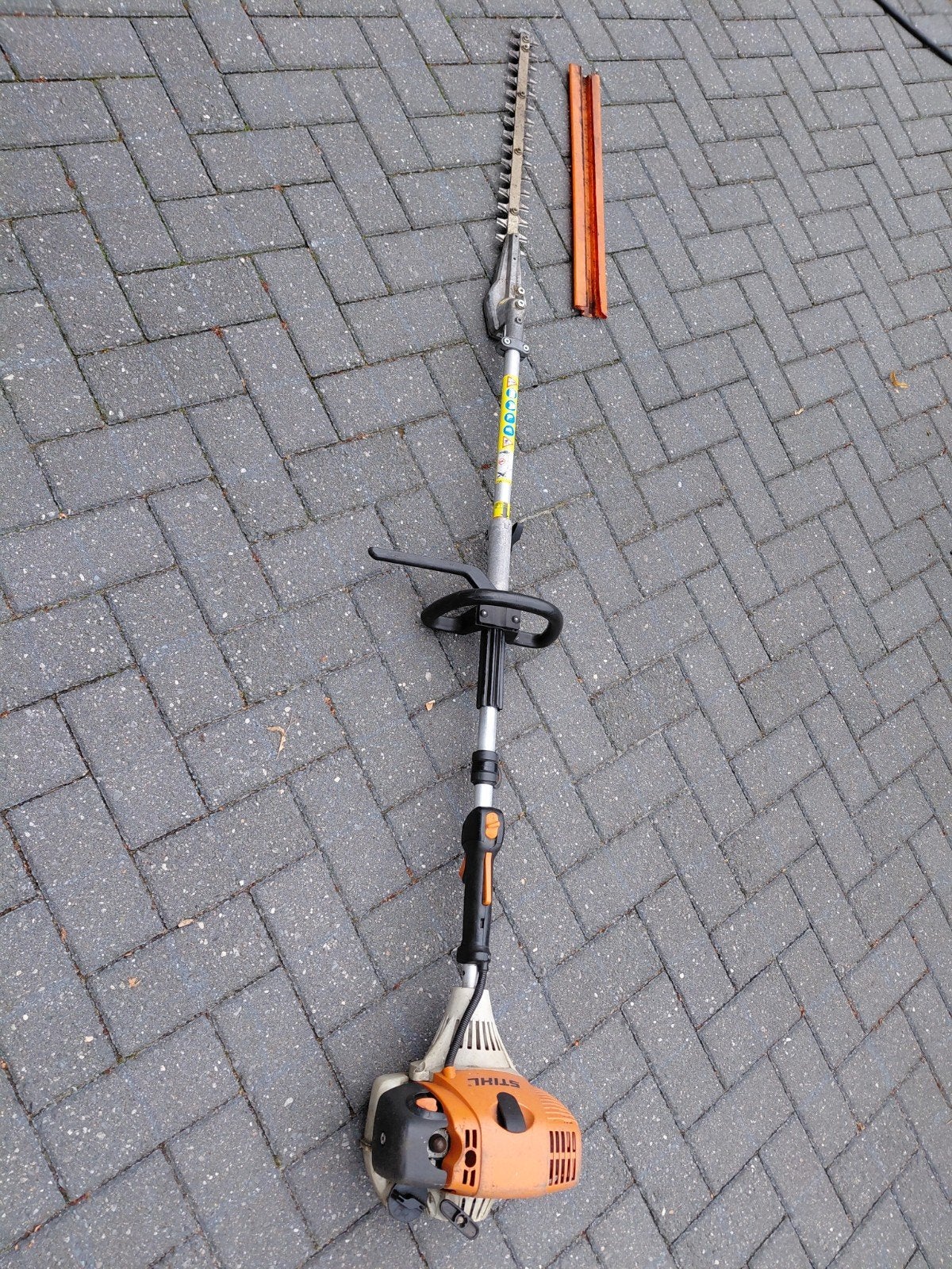 Stihl KM 100R  combi stokheggeschaar - Goede staat, loopt pr, Tuin en Terras, Ophalen, Gebruikt, Benzine, Stihl