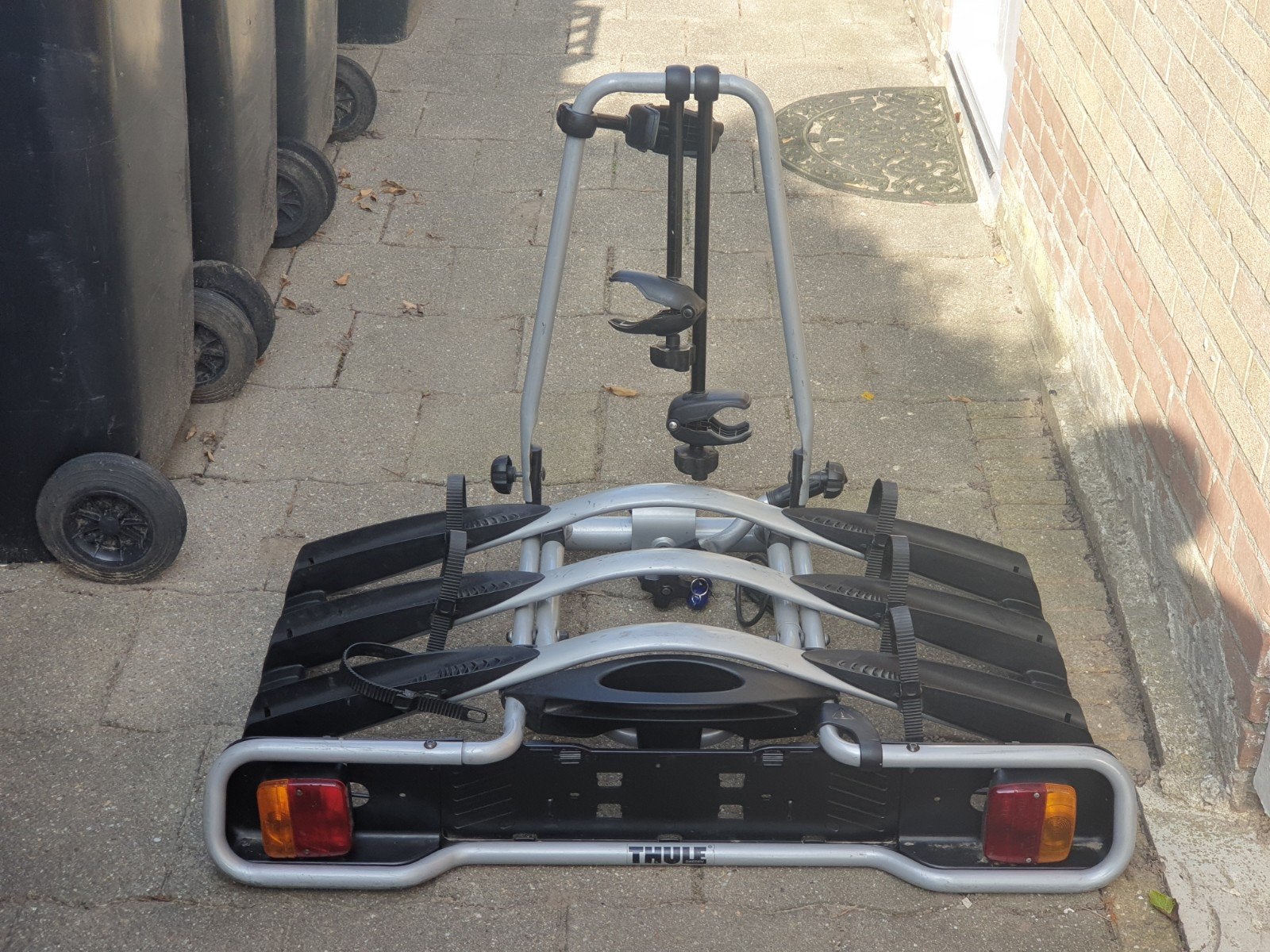 Fietsendrager Thule Voor 3 fietsen Kantelbaar, Ophalen, 3 fietsen of meer, Gebruikt, Brede banden