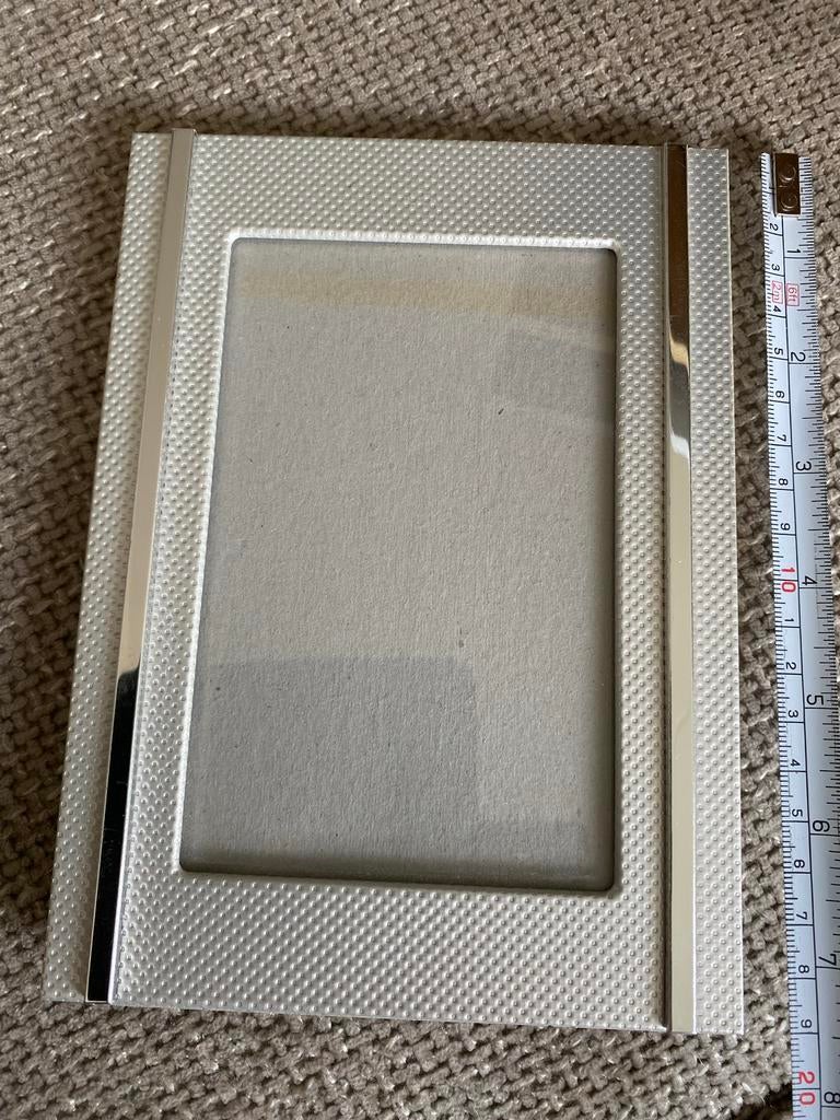 Erno fotolijst zilverkleurig voor 10x15 cm foto zilver, Ophalen of Verzenden, Zo goed als nieuw