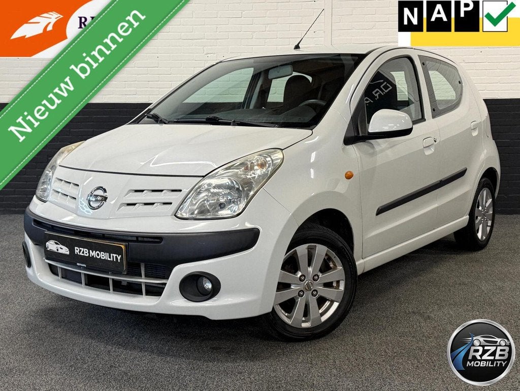 Nissan Pixo 1.0 Look Airco Zeer Netjes APK 6/27 Zuinig, Auto's, Nissan, Voorwielaandrijving, Euro 5, Gebruikt, 200 kg