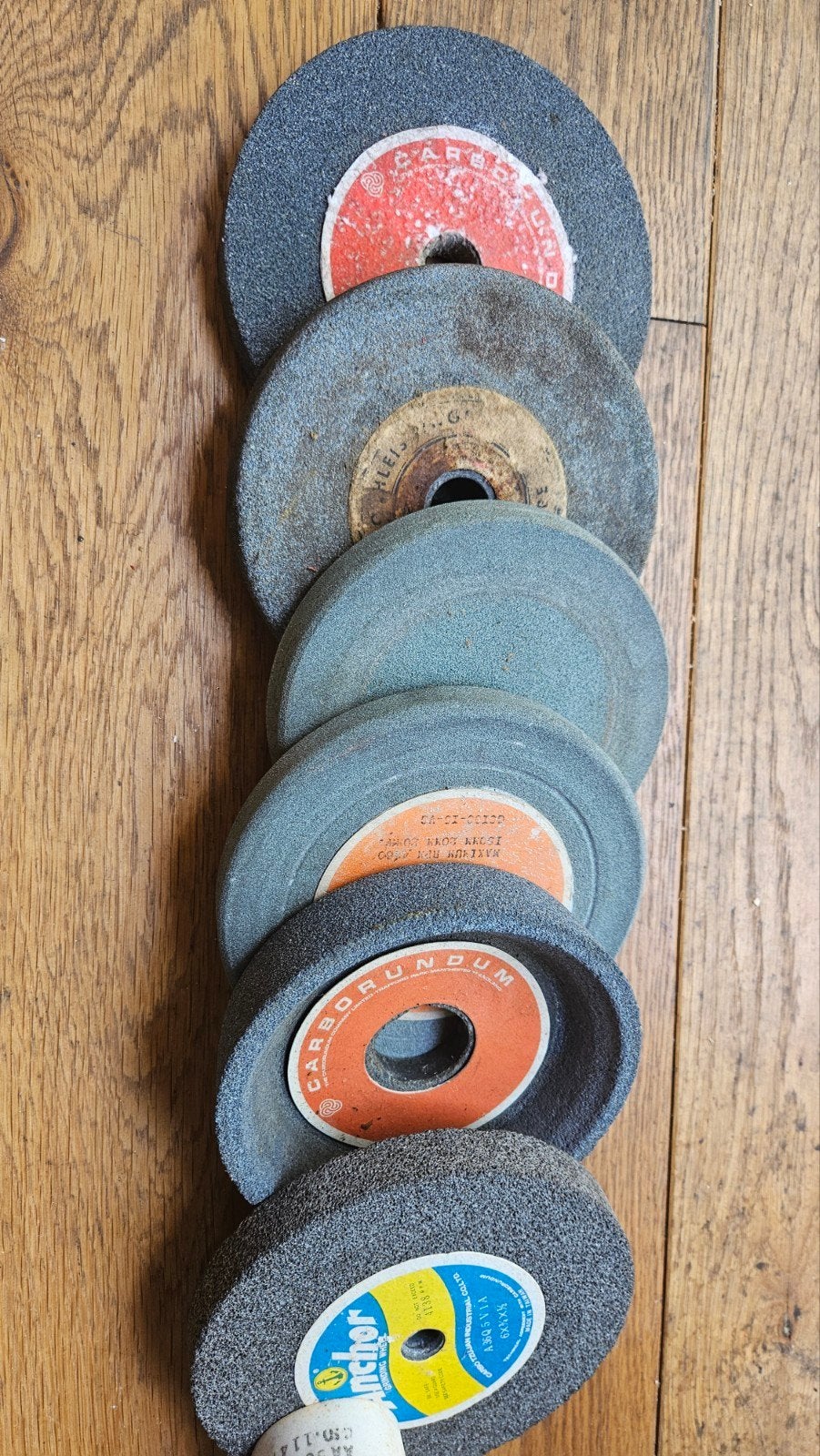 Assortiment slijpstenen met diverse opname diameters, Ophalen of Verzenden, Gebruikt, Overige typen, Overige merken