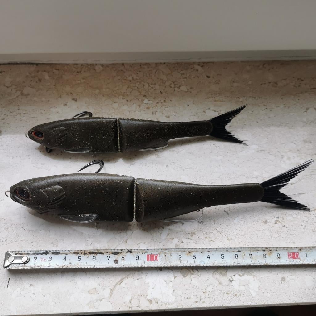 2x Berkley nessie softglider, Ophalen of Verzenden, Zo goed als nieuw, Overige typen