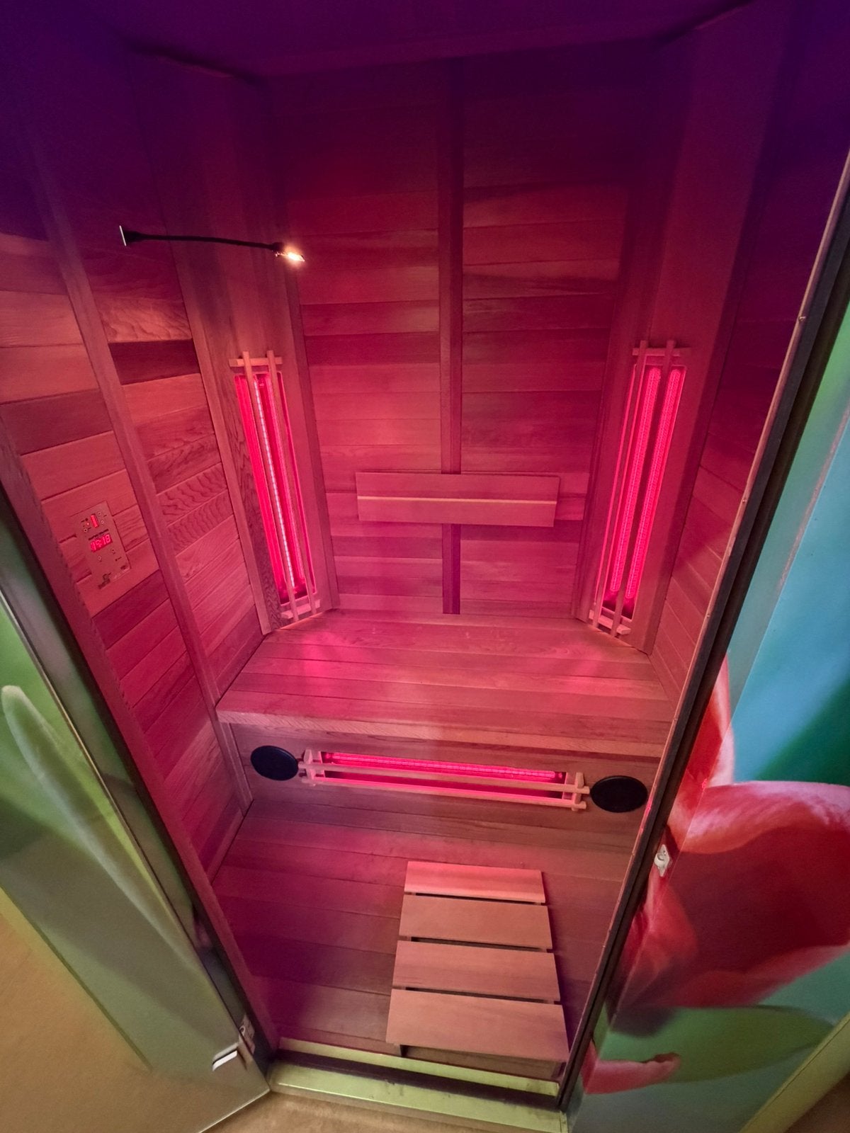 2-persoons Infraroodcabine - VSB Moods & Woods Direct Heat, Ophalen, Zo goed als nieuw, Infrarood, Complete sauna