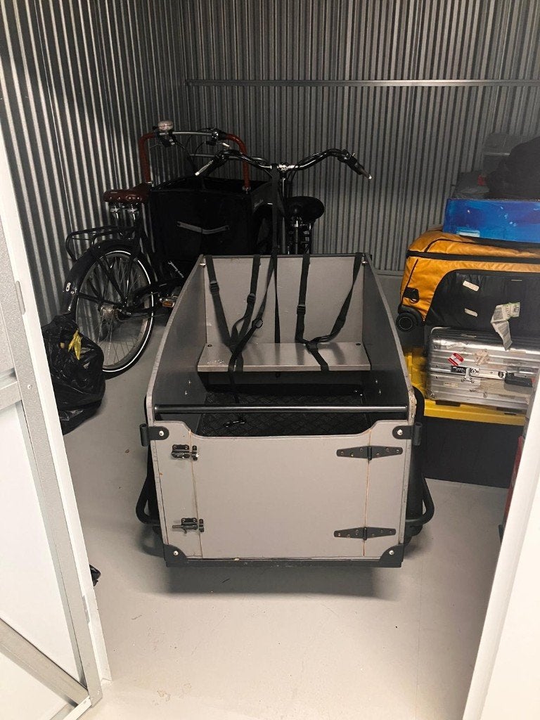 Babboe Big - bakfiets met hondendeur, Fietsen en Brommers, Ophalen, Gebruikt, 2 kinderen, Overige merken