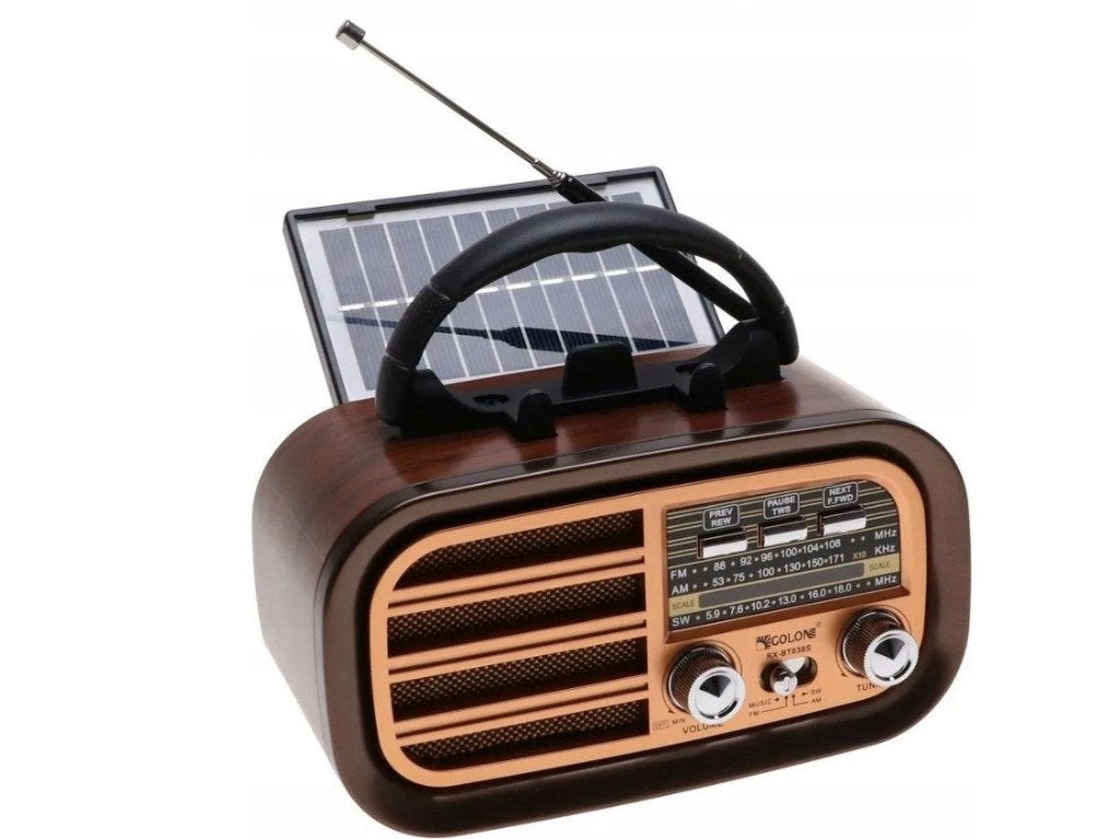 Noodradio Op Zonneenergie Bluetooth, Powerbank, Radio, Nieuw, Ophalen of Verzenden, Radio@radio.com