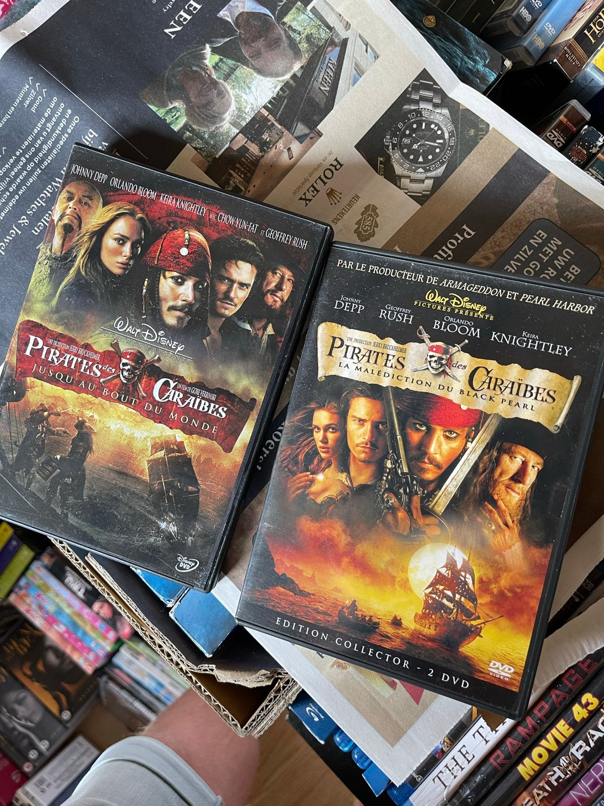 Pirates of the Caribbean DVD Boxset, Engels, Ophalen of Verzenden, Vanaf 12 jaar, Inclusief doosje