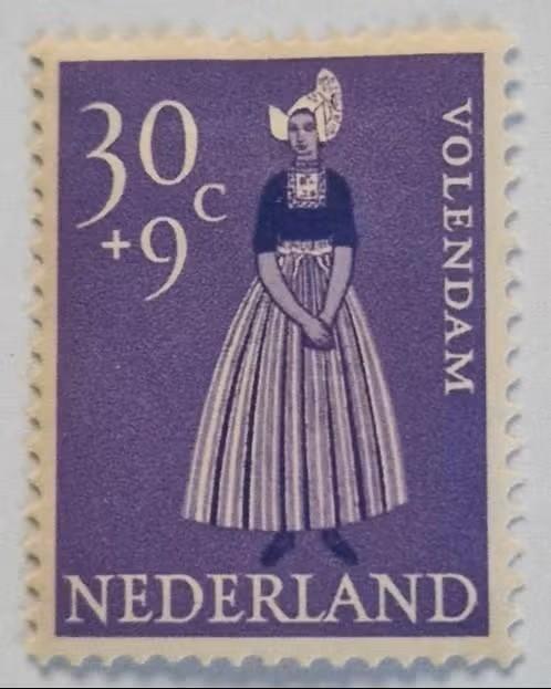 Nederland 1958 - nvph 711 - Zomerzegel  - ab1, Postzegels en Munten, Verzenden, Na 1940, Postfris