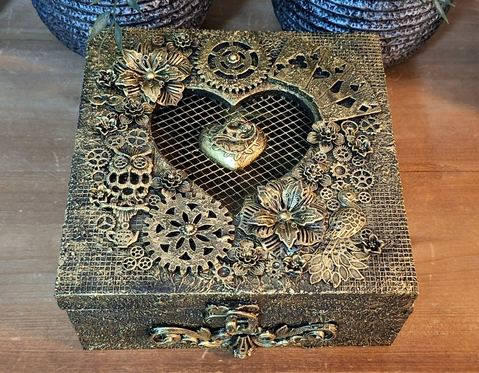 Steampunk memorybox, Ophalen of Verzenden