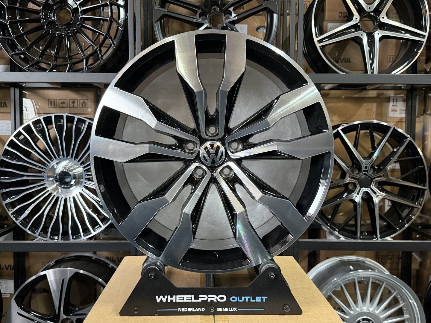 20 inch Volkswagen Suzuka velgen look 5x112 T-Roc Tiguan, Auto-onderdelen, Banden en Velgen, Velg(en), -, -, Nieuw