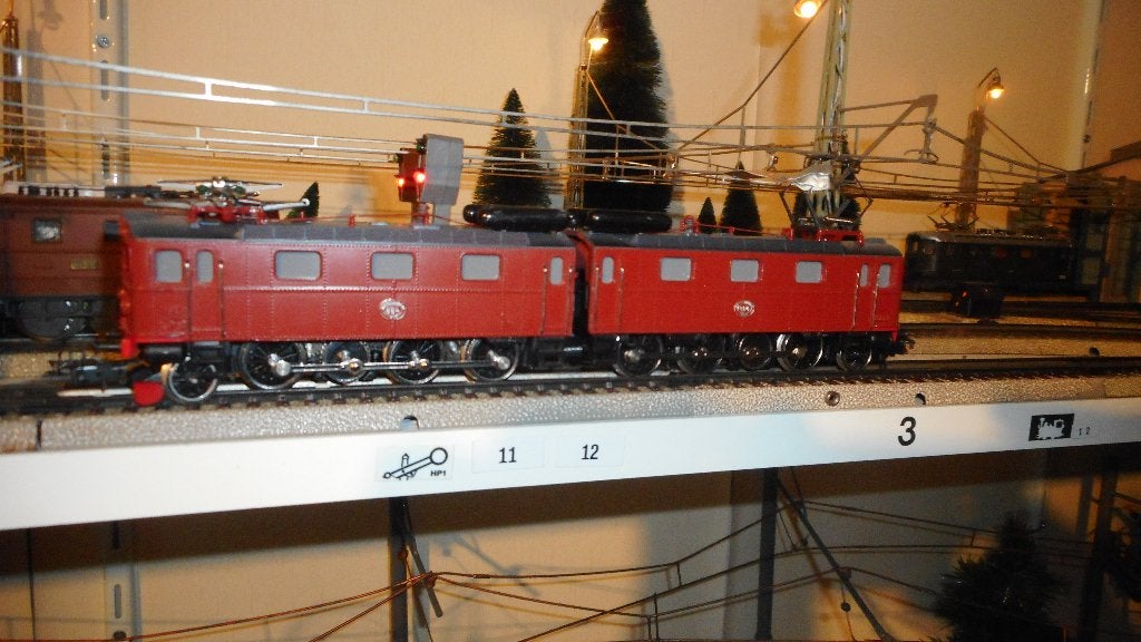 MARKLIN 3030 SJ 800 (Statens Järnväger) dubbel loc 2 x 1,C, Wisselstroom, Locomotief, Nieuw, Ophalen of Verzenden
