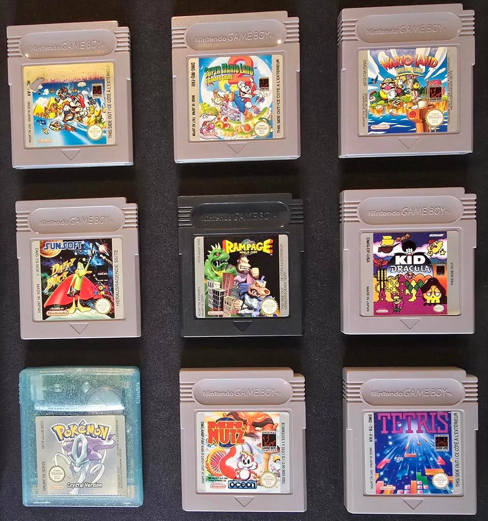 Gameboy (Color) games collectie, Gebruikt, 1 speler, Vanaf 3 jaar, Ophalen