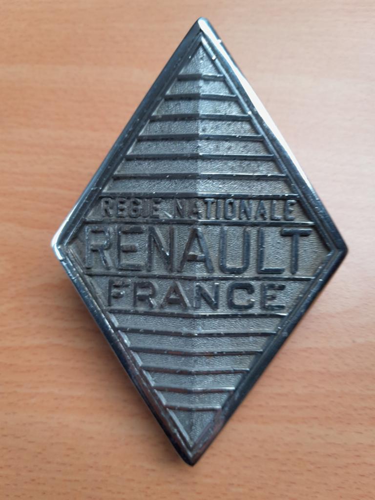 Mooi oud Renault auto embleen, Ophalen of Verzenden, Gebruikt, Overige onderwerpen