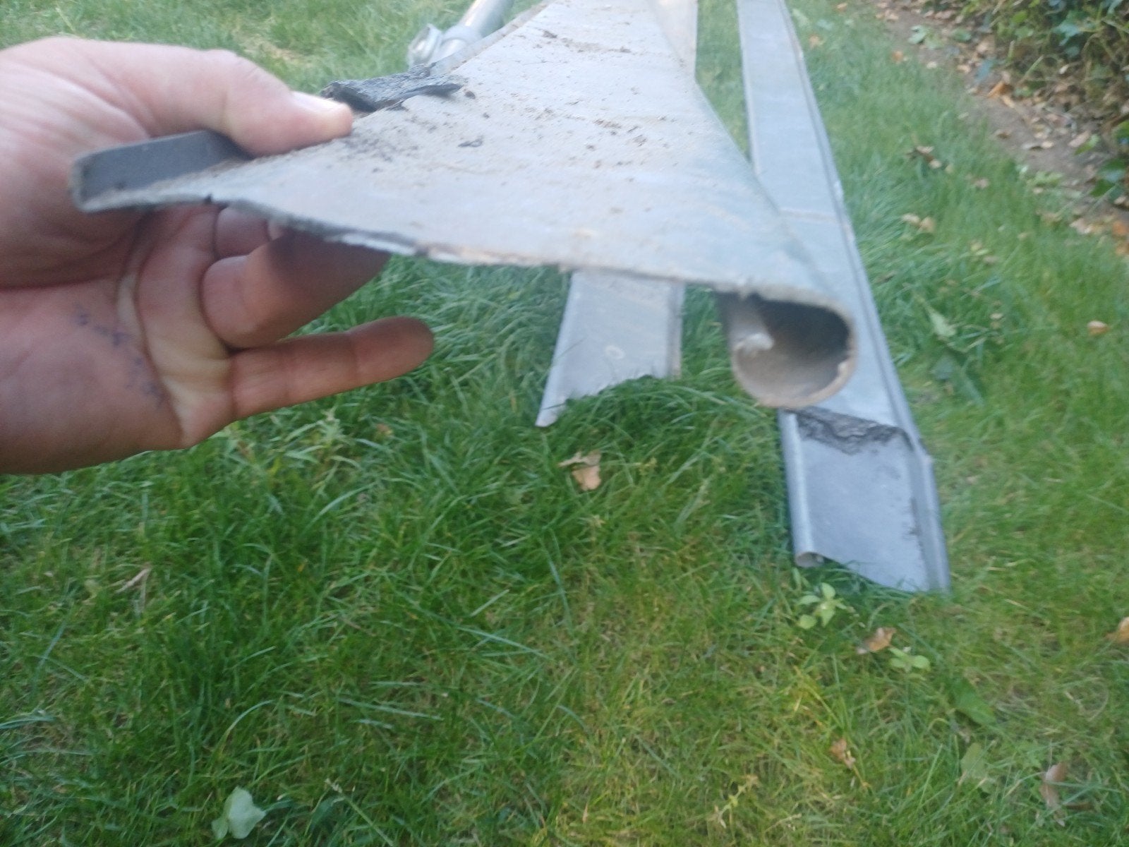 Zinken muurafdekking en HWA onderdelen, Ophalen, Gebruikt, 6 meter of meer, Overige typen