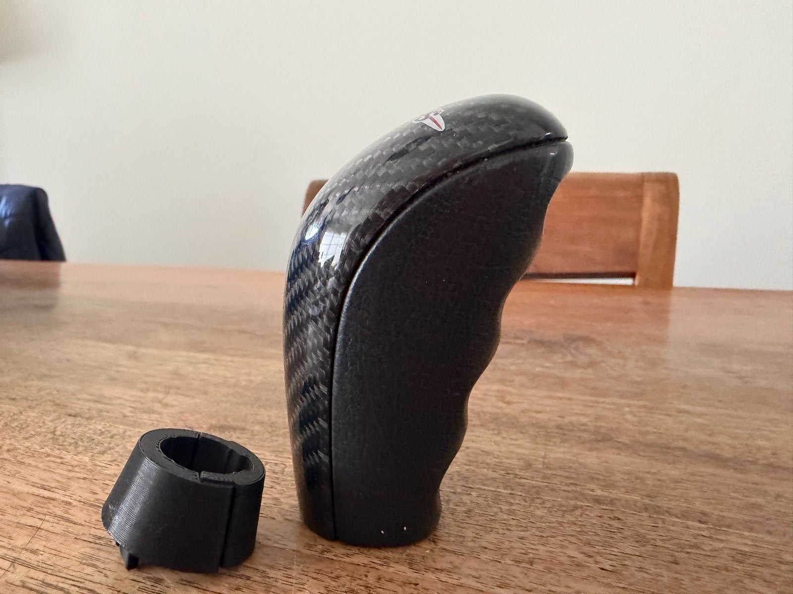 Originele MINI JCW Carbon Pookknop – R50/R53 (2001-2006), Ophalen of Verzenden, Gebruikt, Mini