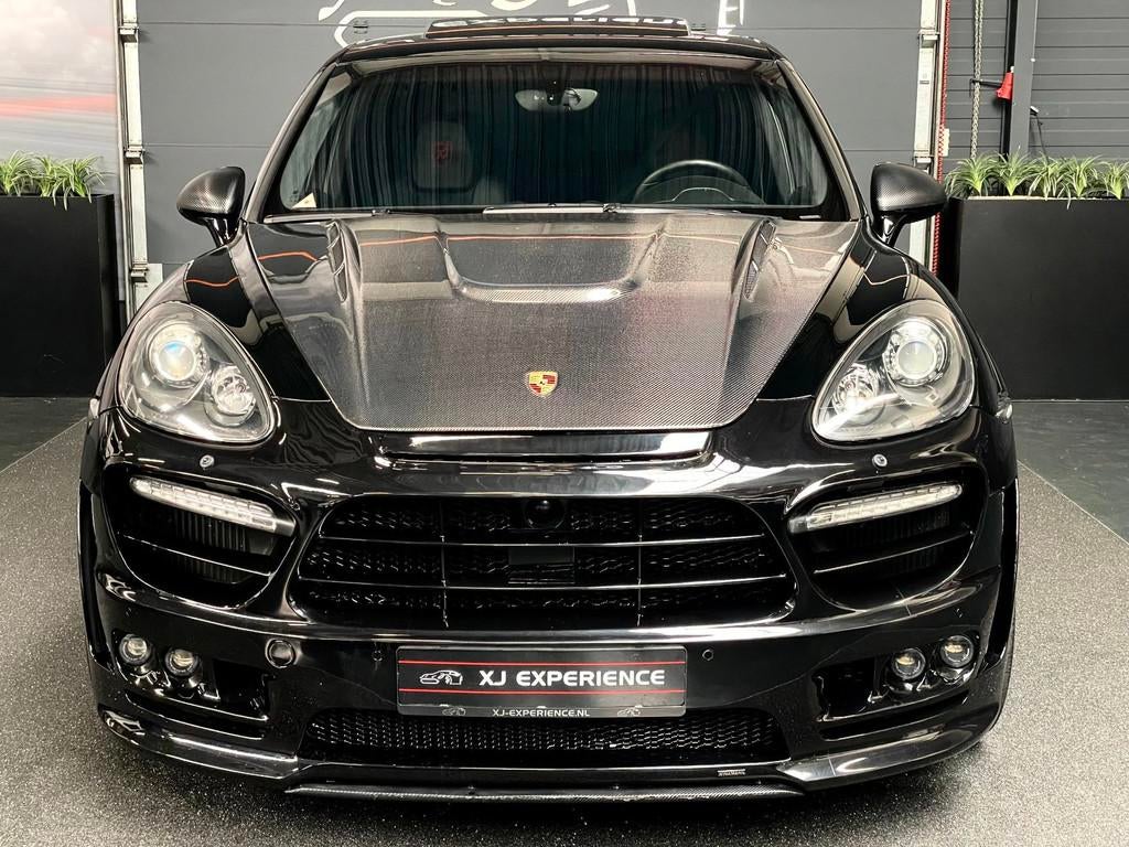 Porsche Cayenne 4.8 Turbo HAMANN Fi UITLAAT GLASDAK CARBON 2, Automaat, 501 pk, 138 €/maand, Leder