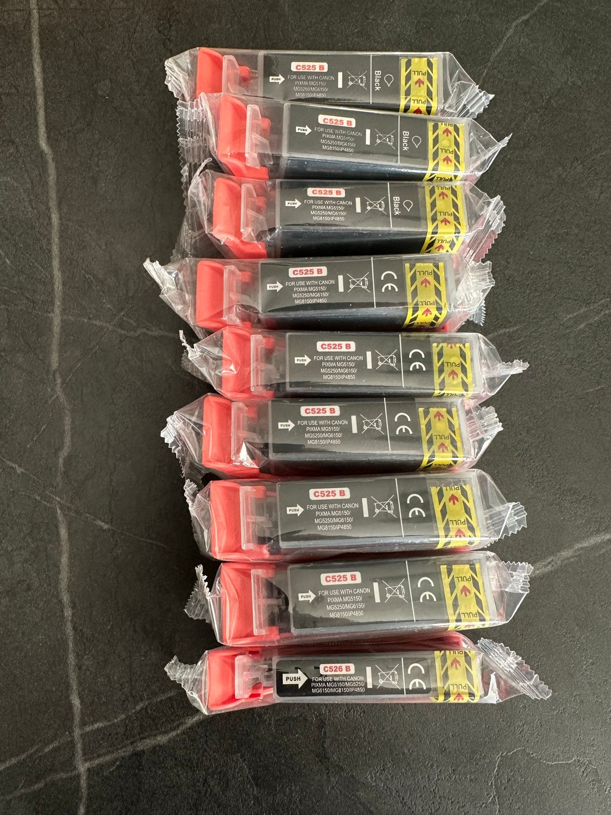 9x Canon C525B inktcartridges voor PIXMA printers, Ophalen of Verzenden, Nieuw, Cartridge