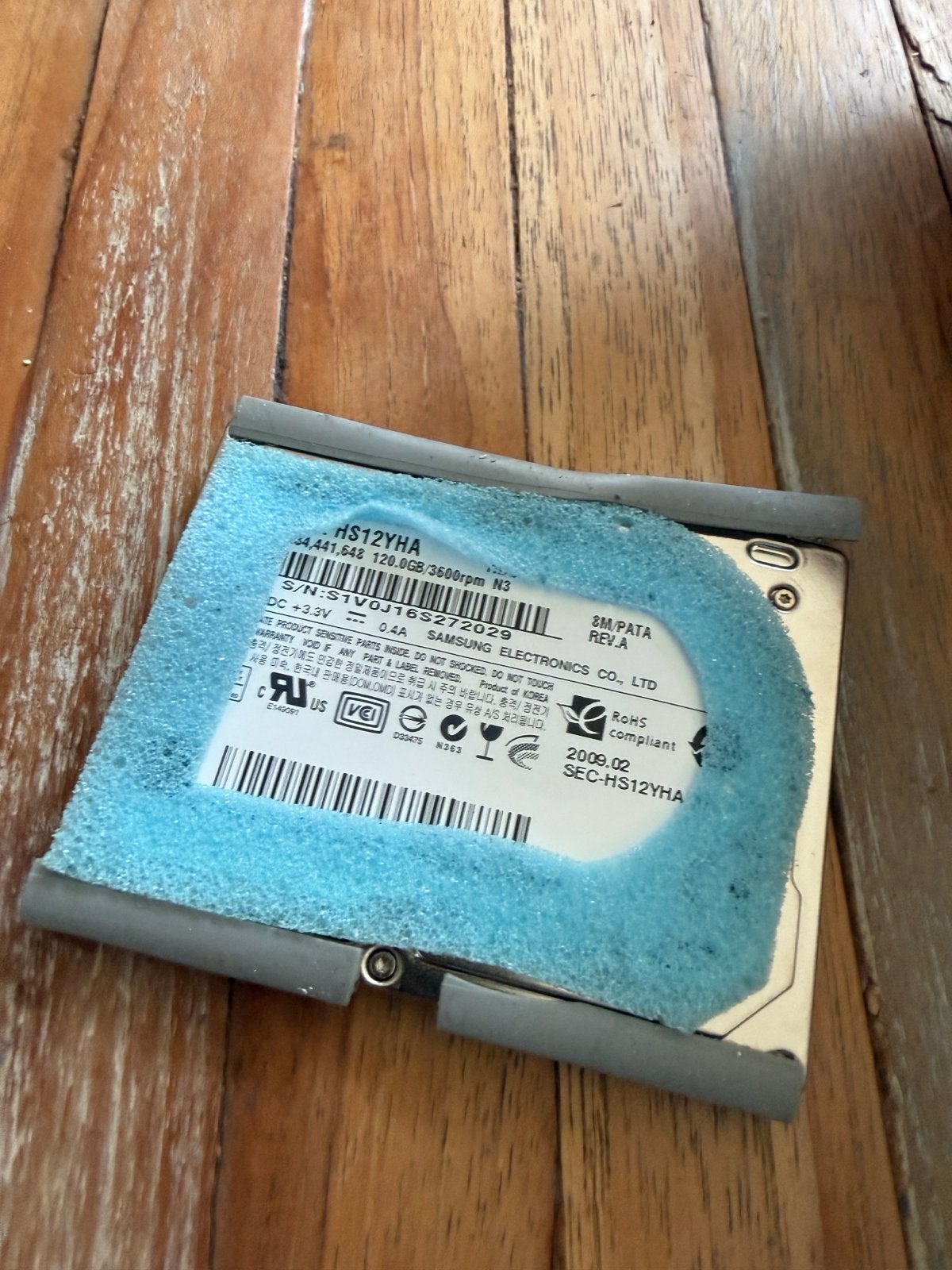 HDD 120GB voor iPod Classic - Werkend, Ophalen of Verzenden, Zo goed als nieuw