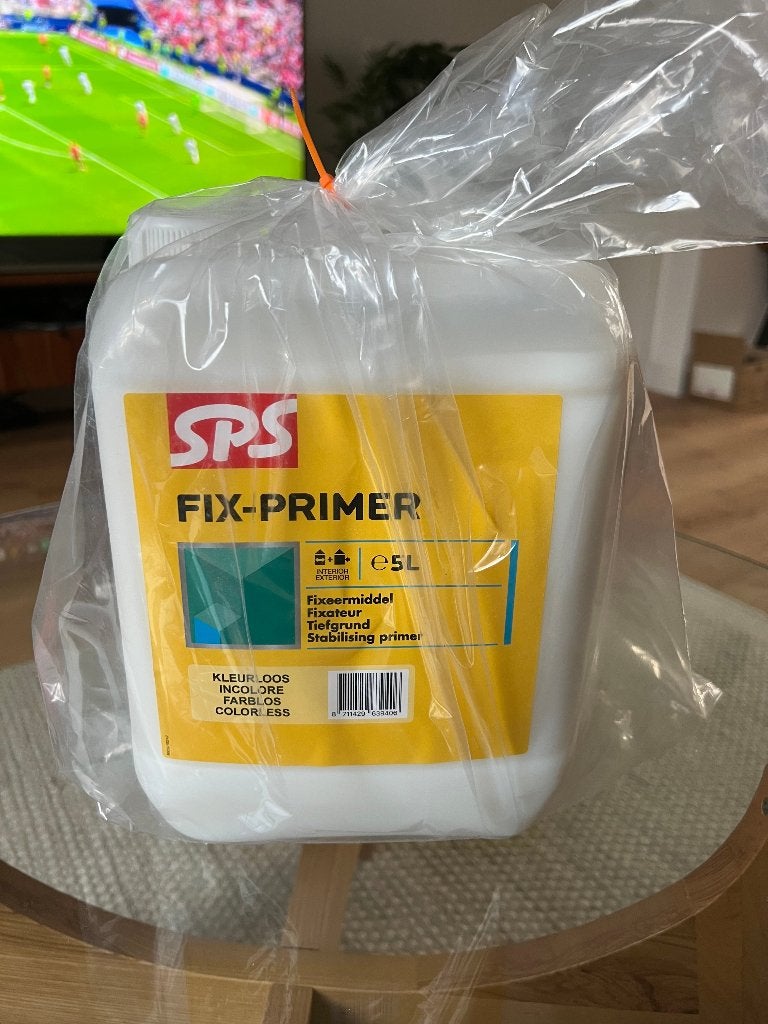 SPS Fix-Primer 5L - Kleurloos Fixeermiddel, Ophalen, Overige kleuren, 5 tot 10 liter, Nieuw