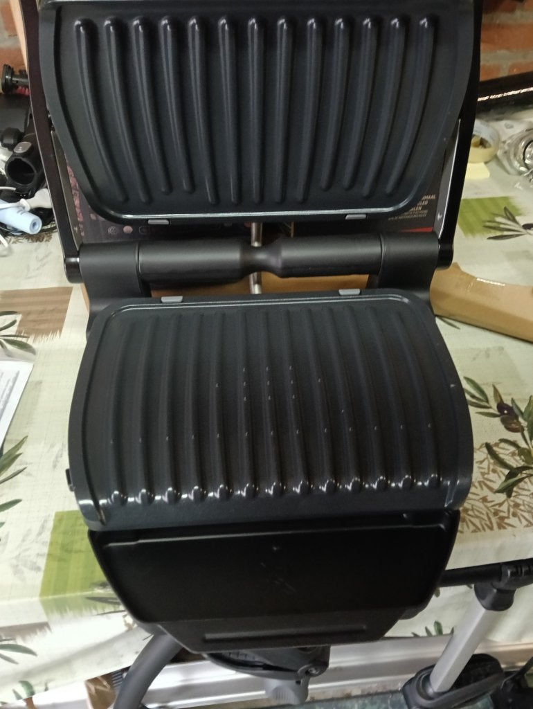 Tefal OptiGrill GC71EL - Intelligente Contactgrill, Ophalen, Vaatwasmachinebestendig, Nieuw, Tafelgrill