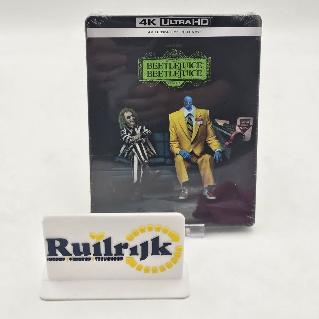 Beetlejuice - 4K Ultra HD Blu ray steelbook - Nieuw sealed, Cd's en Dvd's, Ruilrijk, Zo goed als nieuw, Info@ruilrijk.nl, Neerstraat 60, 6041 KD Roermond