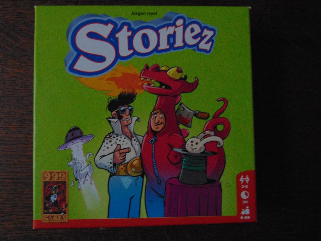 Stories Spel van 999 Games, Hobby en Vrije tijd, Gezelschapsspellen | Overige, Vijf spelers of meer, Ophalen of Verzenden, Zo goed als nieuw