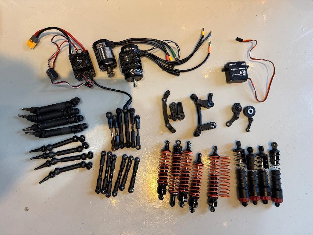 ARRMA Granite BLX 1:10 4x4 onderdelen Hobbywing GPM Integy, Elektro, Gebruikt, Auto offroad, Ophalen of Verzenden