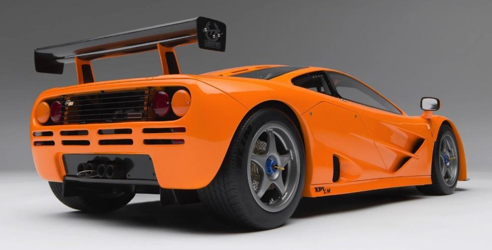 McLaren F1 LM Oranje 1:8 van Amalgam, Ophalen of Verzenden, Nieuw, 1:5 t/m 1:8, Auto