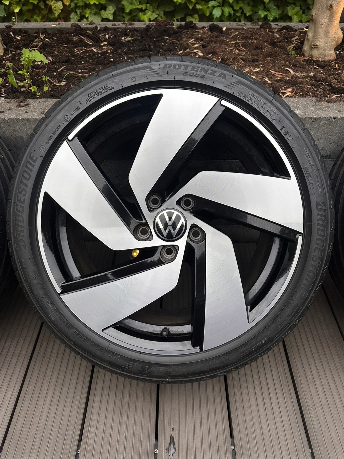 Z.G.A.N. Originele 18inch Volkswagen golf 8 Richmond velgen., Auto-onderdelen, Banden en Velgen, 18 inch, Banden en Velgen, Ophalen of Verzenden
