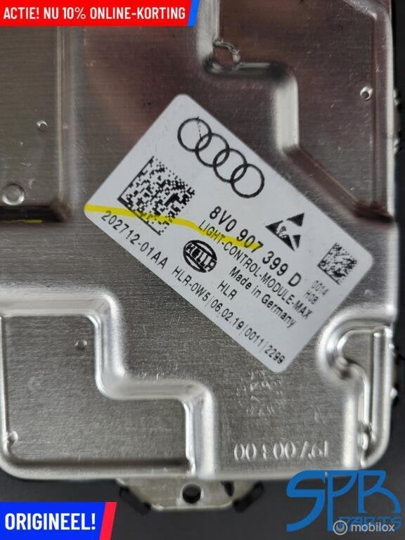 GOLF 7 A3 8V FACELIFT LED-module LCM LICHTREGEL 8V0907399D, Auto-onderdelen, Audi, Nieuw, Audi, Ophalen of Verzenden
