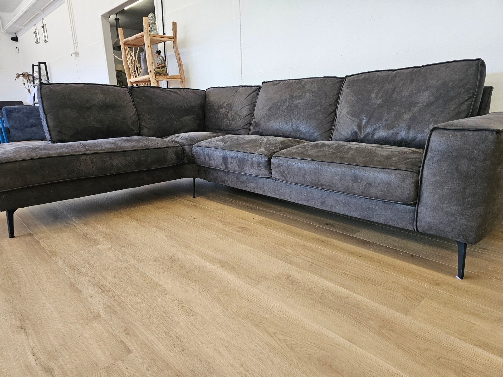 microvezel hoekbank pronto, Ophalen, 125 cm of meer, 125 cm of meer, Home Friesland