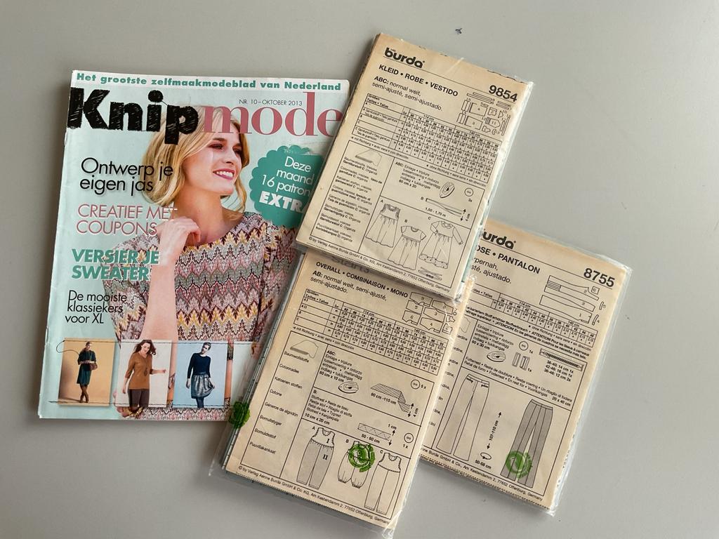 Kledingpatronen dames  en kinderen  van Burda  en Knip, Ophalen of Verzenden, Zo goed als nieuw, Vrouw, Burda