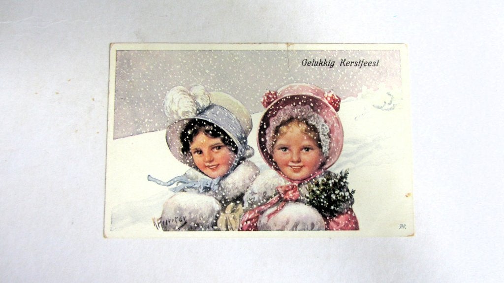 Gelukkig kerstfeest  1912  Feiertag, Ophalen of Verzenden, Voor 1920, Gelopen, Feest(dag)