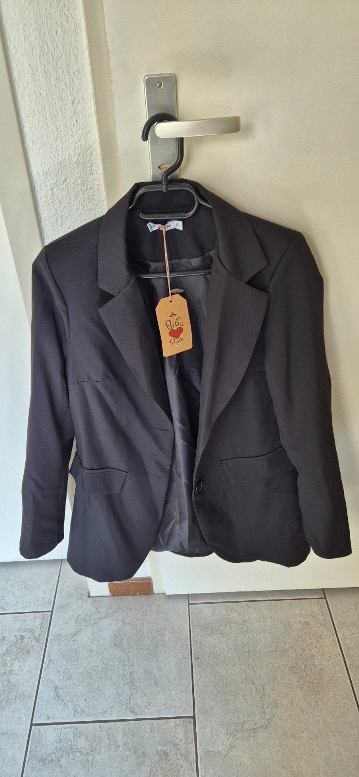Zwart Jasje Maat S, Kleding | Dames, Verzenden, Zwart, Zo goed als nieuw, Jasje