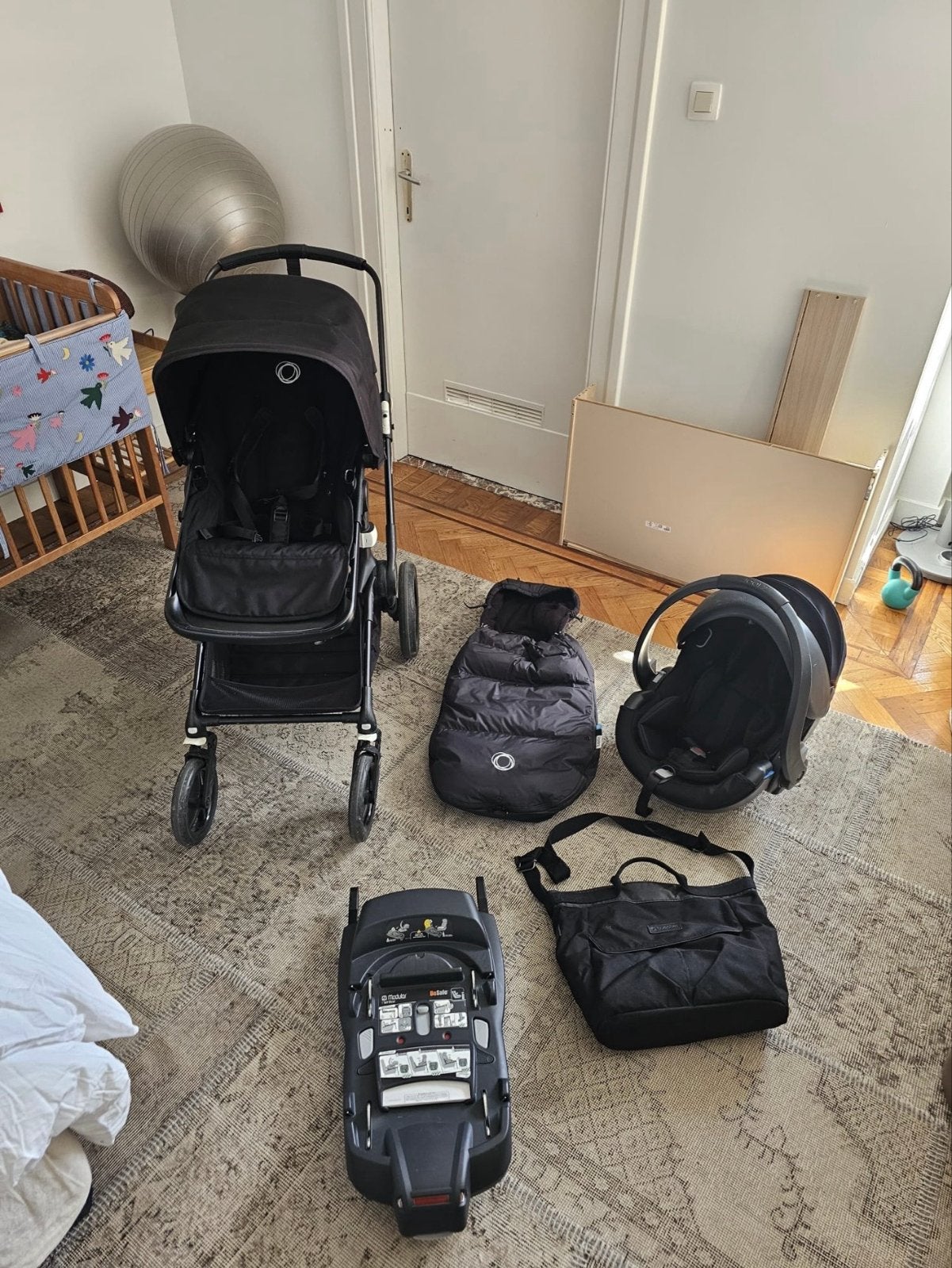 Complete Bugaboo Fox 2 set met BeSafe autostoel en base, Ophalen, Gebruikt, Bugaboo, Combiwagen