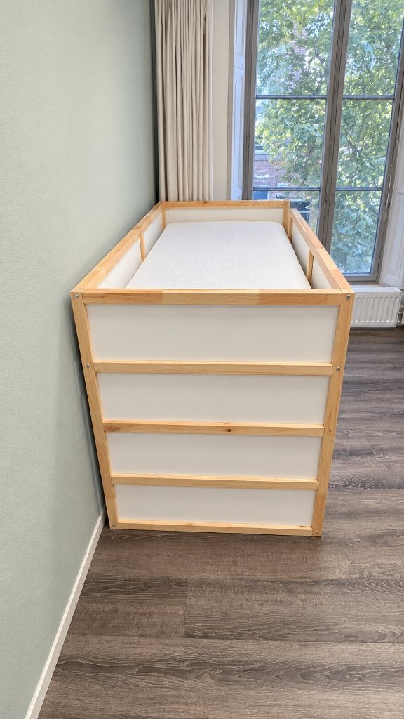 Foto 5 van IKEA KURA Keerbaar bed wit/grenen 90x200 cm ALS NIEUW (2026)