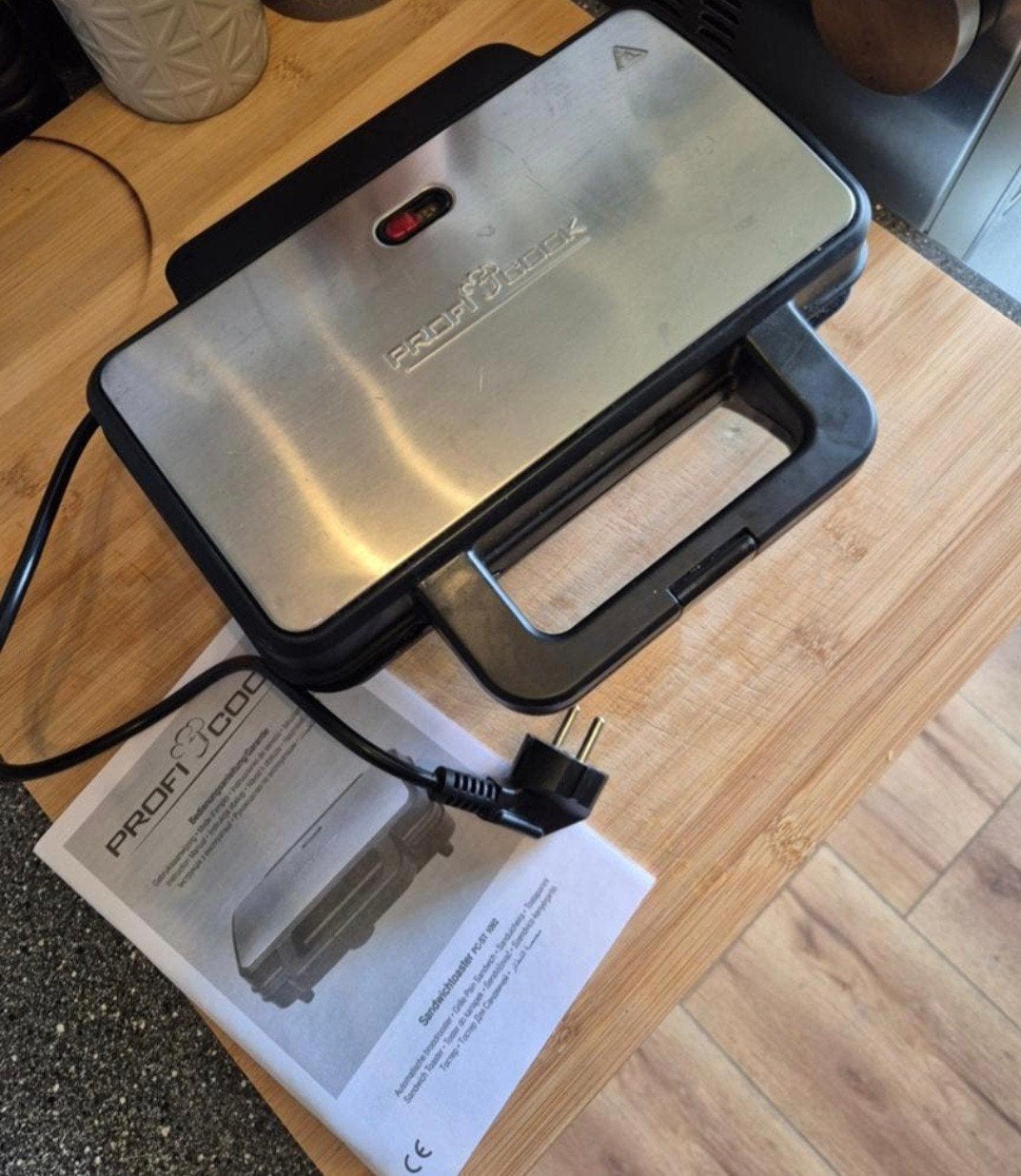 Tosti apparaat/ sandwich maker Proficook, Ophalen, Gebruikt