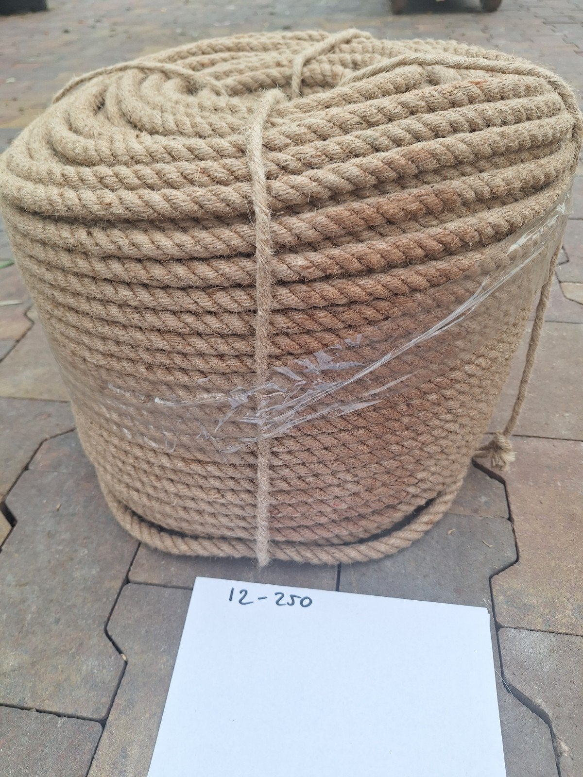 Jute touw 12 mm 250 meter, Ophalen of Verzenden, Nieuw