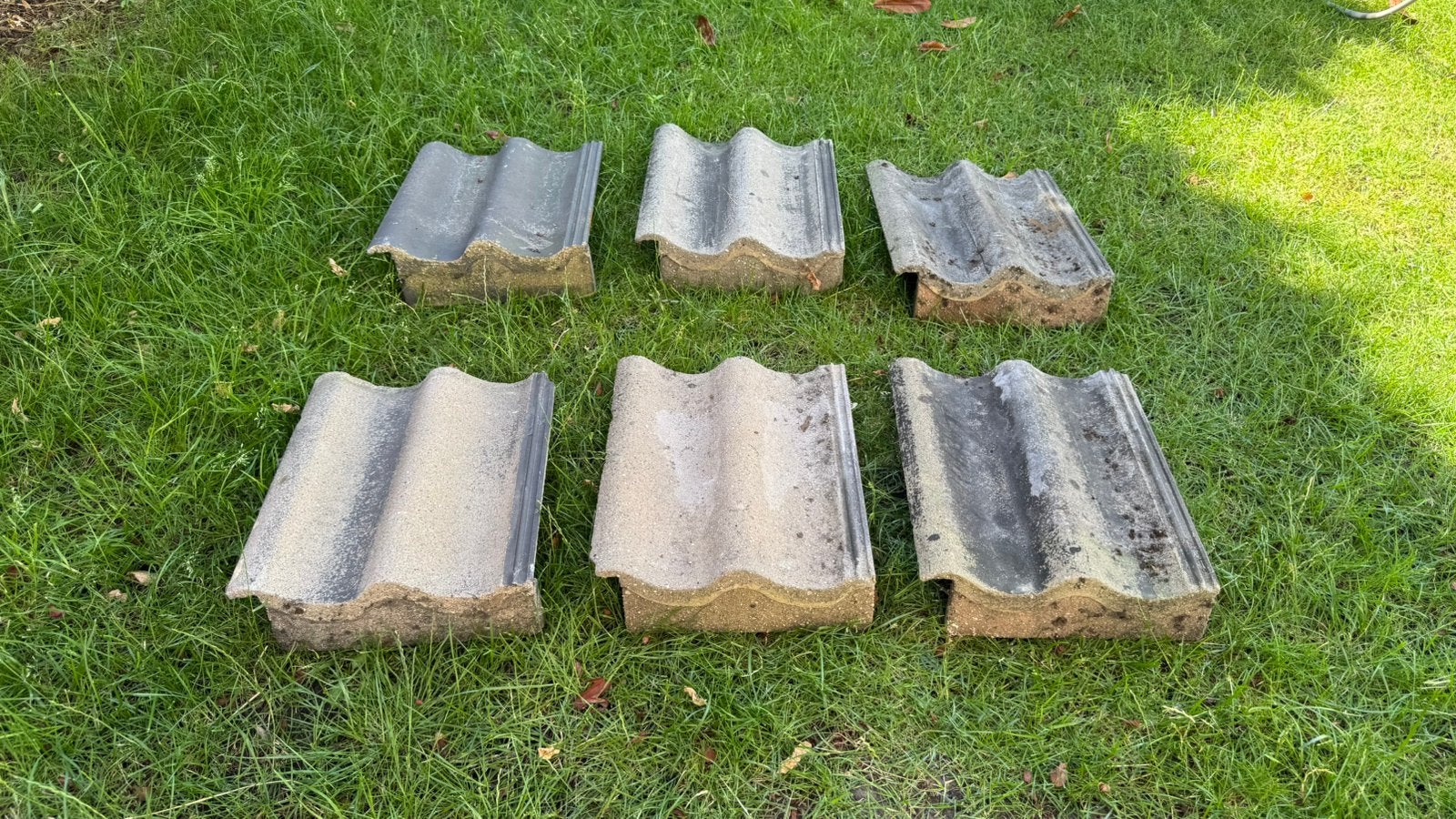 Teeuwen sneldek chaperon dakpannen (zeldzaam, 6 stuks), Ophalen, Gebruikt, Steen of Klei, Minder dan 5 m²