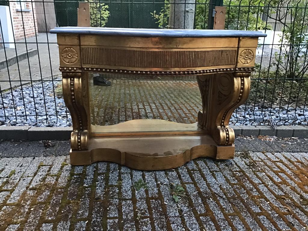 Antiek verguld trumeau, Antiek en Kunst, Ophalen of Verzenden
