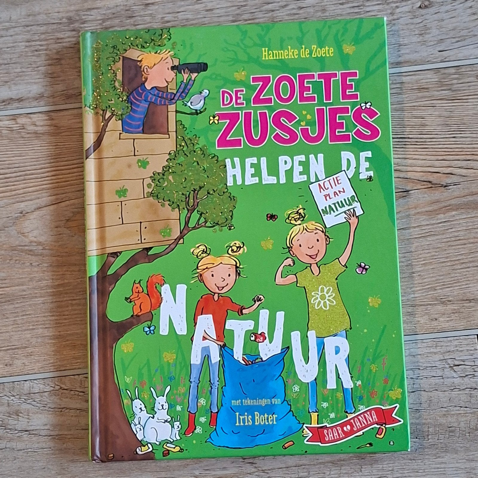 De Zoete Zusjes helpen de natuur - Hanneke de Zoete, Ophalen of Verzenden, Zo goed als nieuw, Hanneke de Zoete, Fictie algemeen