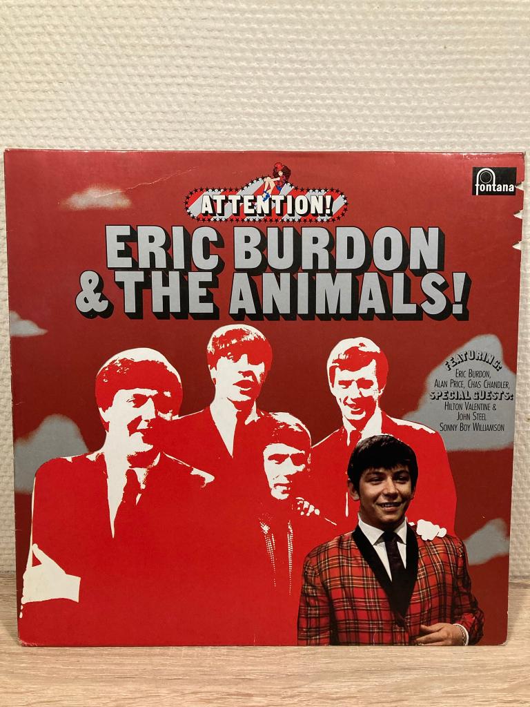Eric Burdon & the Animals - attention! LP, Cd's en Dvd's, Vinyl | Rock, Ophalen of Verzenden, Zo goed als nieuw, 12 inch, Poprock