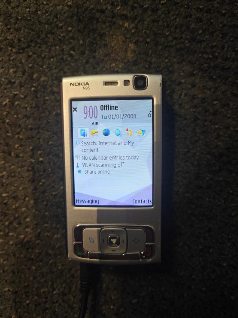 Nokia N95 in uitstekende staat - Klassieke schuiftelefoon, Schuifmodel, Fysiek toetsenbord, 3 tot 6 megapixel, Ophalen of Verzenden