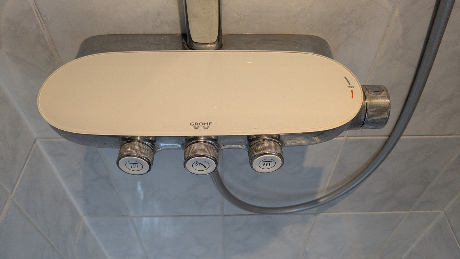 Grohe SmartControl doucheset Chrome  luxe met massagestraal, Ophalen