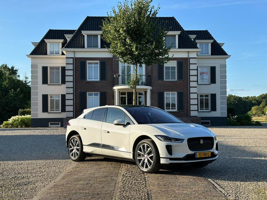 Jaguar I-PACE SE | SOH 95,3% | 90 KWh | 400pk AWD WIT | FULL, Auto's, Jaguar, I-PACE, Leder en Stof, Wit, Origineel Nederlands