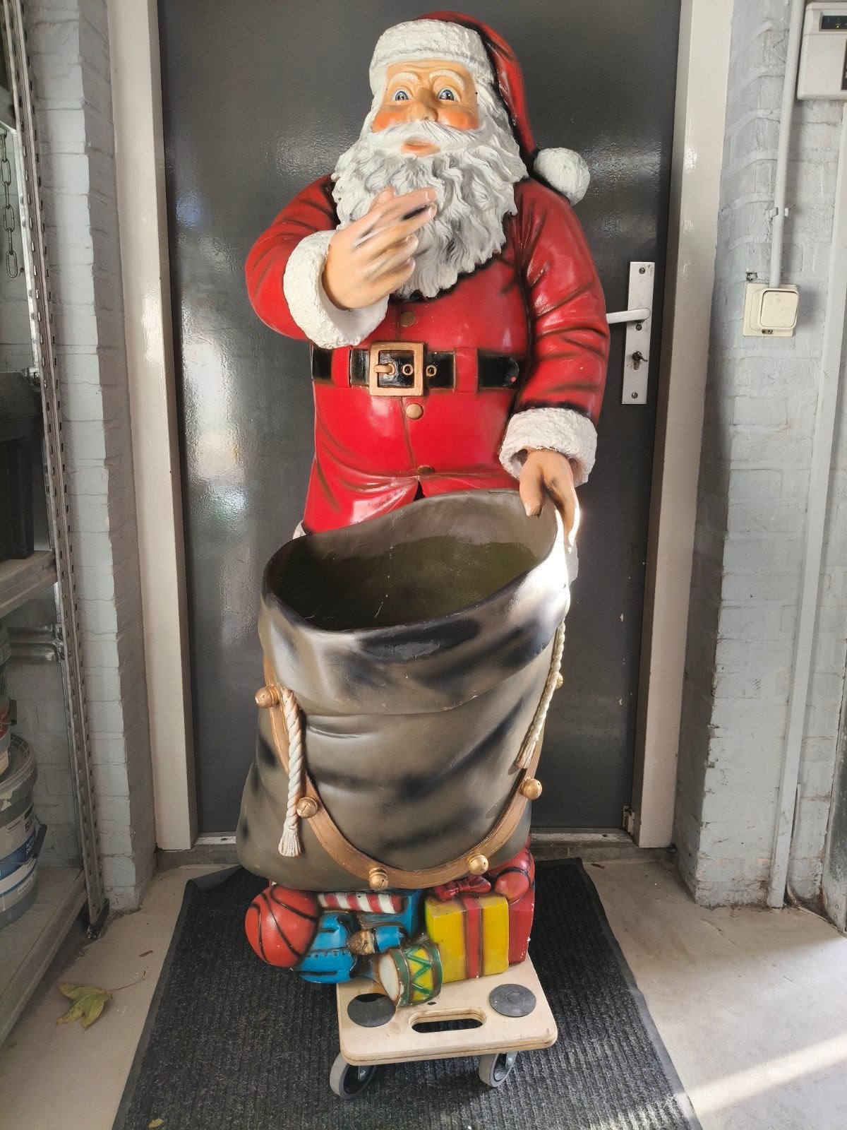 polyester kerstman, Diversen, Ophalen, Gebruikt