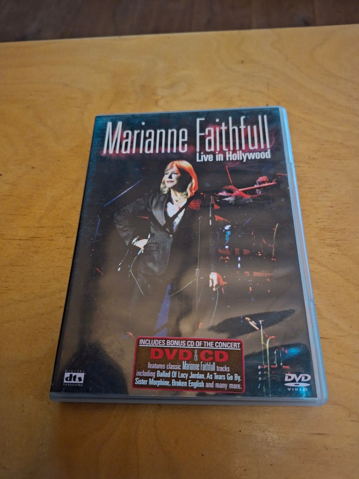 Marianne Faithfull Live in Hollywood DVD & CD, Alle leeftijden, Ophalen of Verzenden, Gebruikt