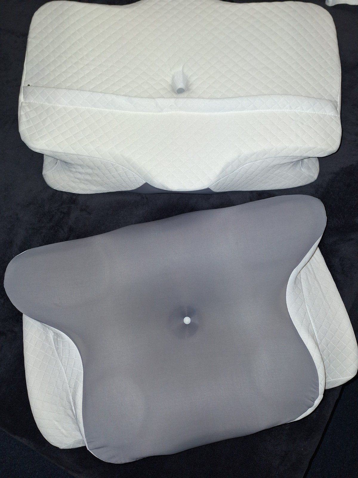 2x Ergonomische Kussens met Reserve Hoezen - Nieuw, Ophalen, Schuim, Eenpersoons, Nieuw