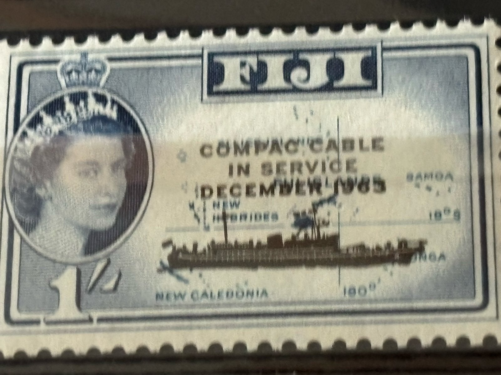 Fiji 1963 met opdruk, Ophalen of Verzenden, Postfris